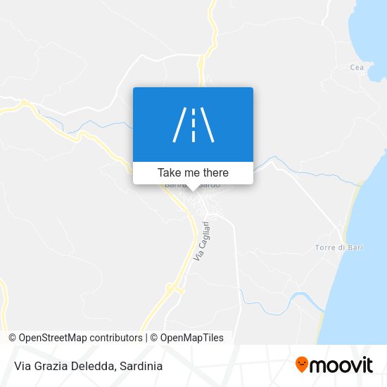 Via Grazia Deledda map