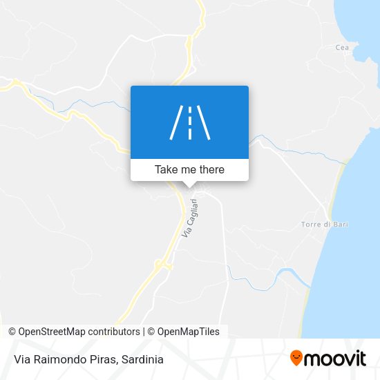 Via Raimondo Piras map