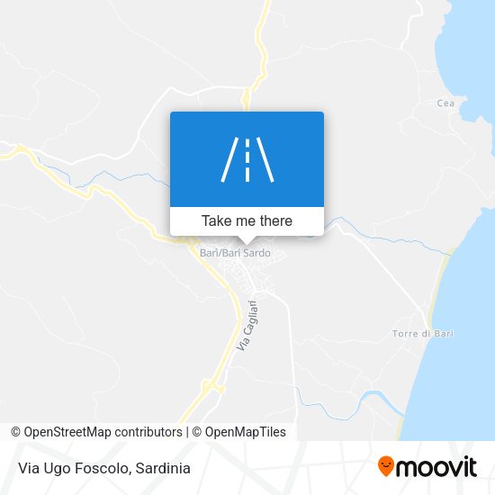 Via Ugo Foscolo map