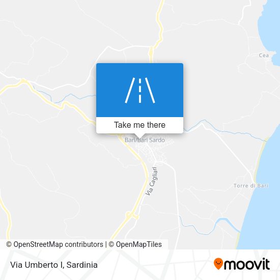 Via Umberto I map