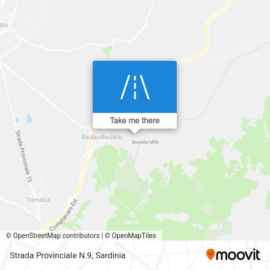 Strada Provinciale N.9 map