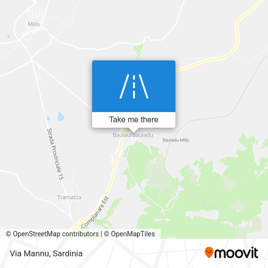 Via Mannu map