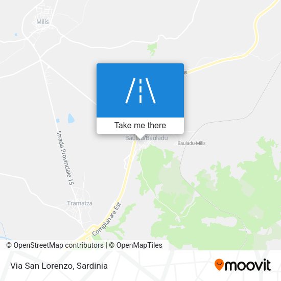 Via San Lorenzo map