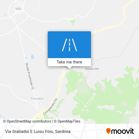 Via Srabadoi E Luisu Fois map
