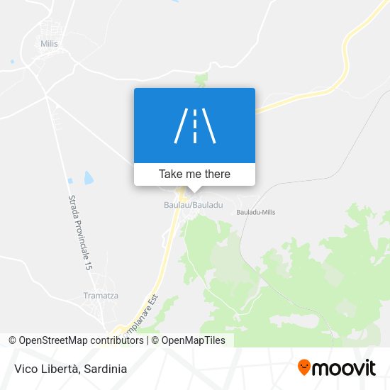 Vico Libertà map