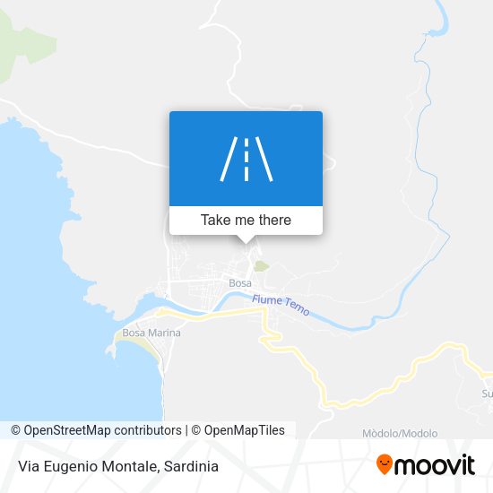 Via Eugenio Montale map