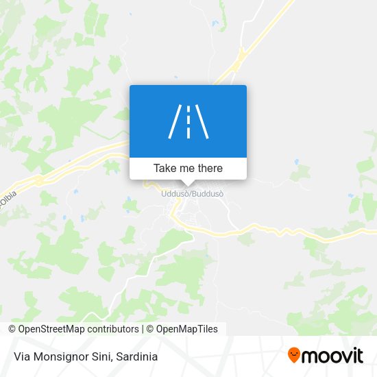 Via Monsignor Sini map