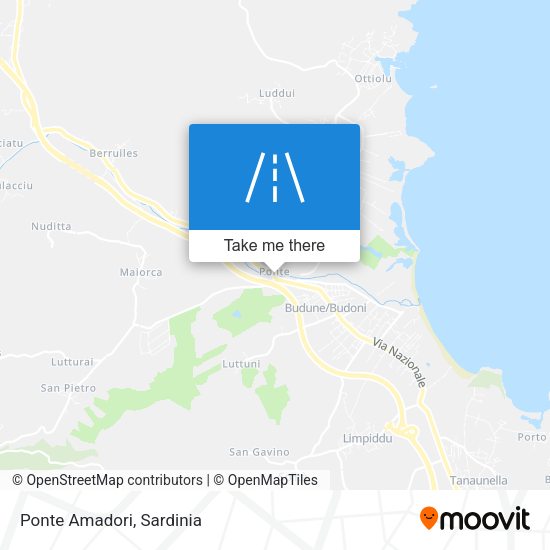 Ponte Amadori map