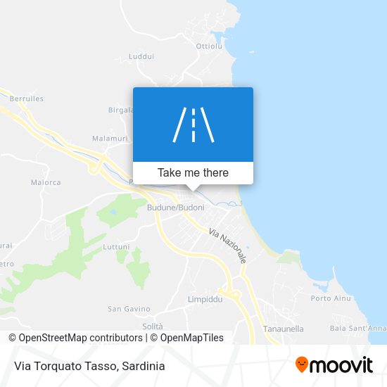 Via Torquato Tasso map