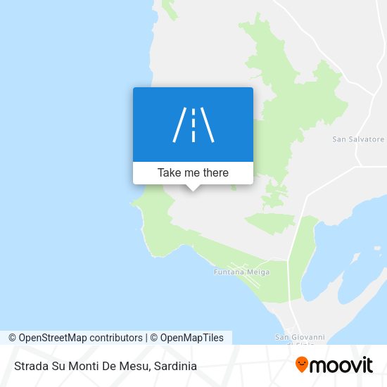 Strada Su Monti De Mesu map