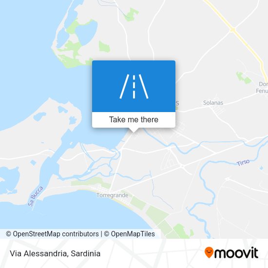 Via Alessandria map