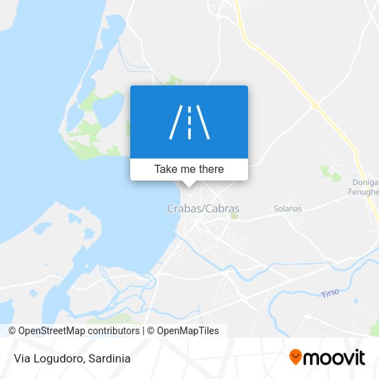 Via Logudoro map