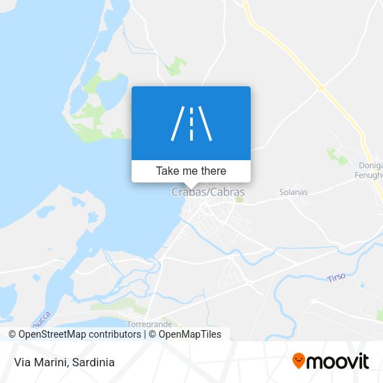 Via Marini map