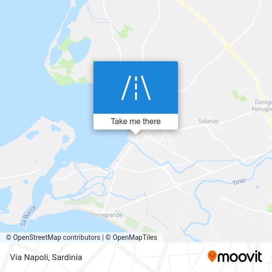 Via Napoli map