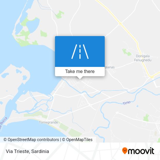 Via Trieste map