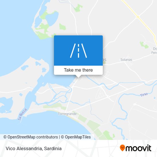 Vico Alessandria map