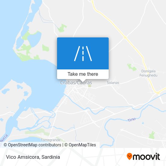 Vico Amsicora map