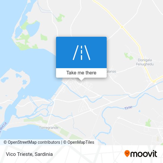 Vico Trieste map