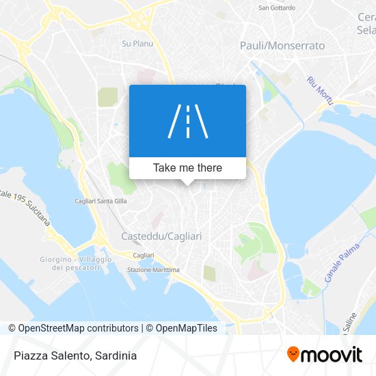 Piazza Salento map