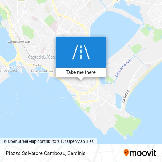 Piazza Salvatore Cambosu map