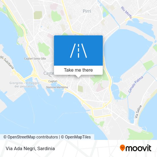 Via Ada Negri map