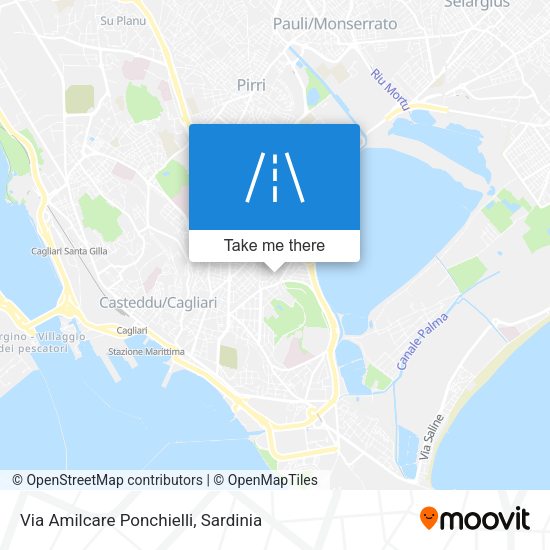 Via Amilcare Ponchielli map