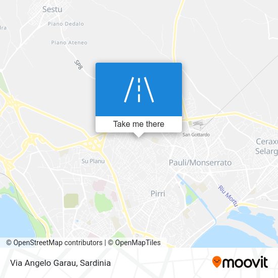 Via Angelo Garau map