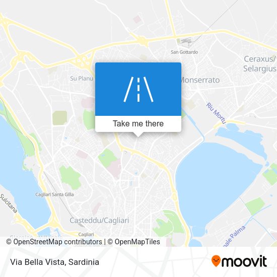 Via Bella Vista map