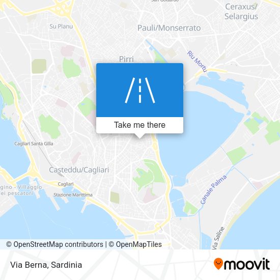Via Berna map