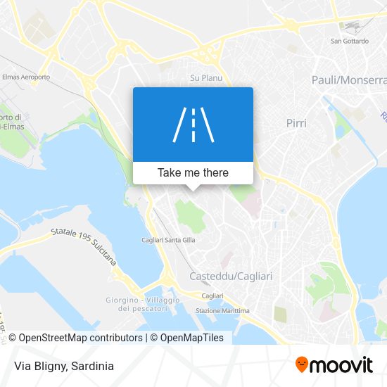 Via Bligny map