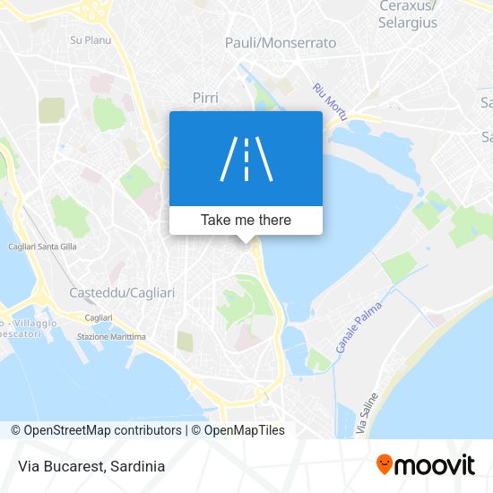 Via Bucarest map