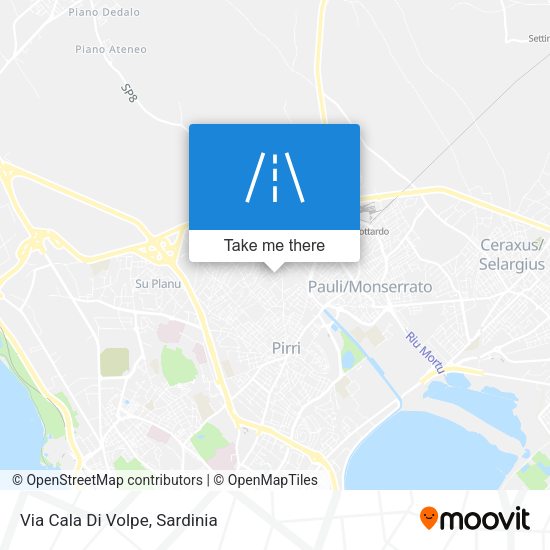 Via Cala Di Volpe map