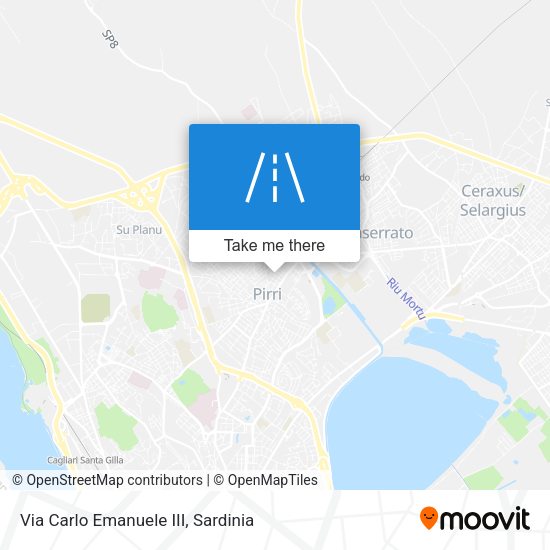 Via Carlo Emanuele III map