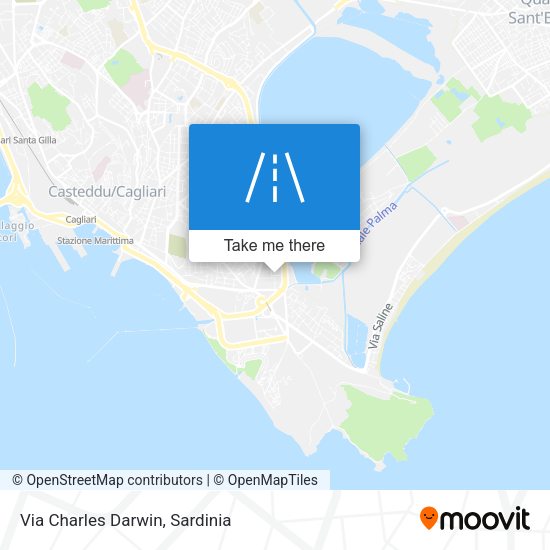 Via Charles Darwin map