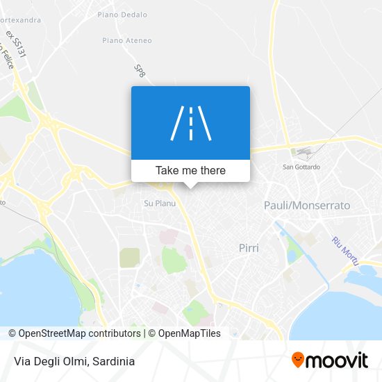 Via Degli Olmi map