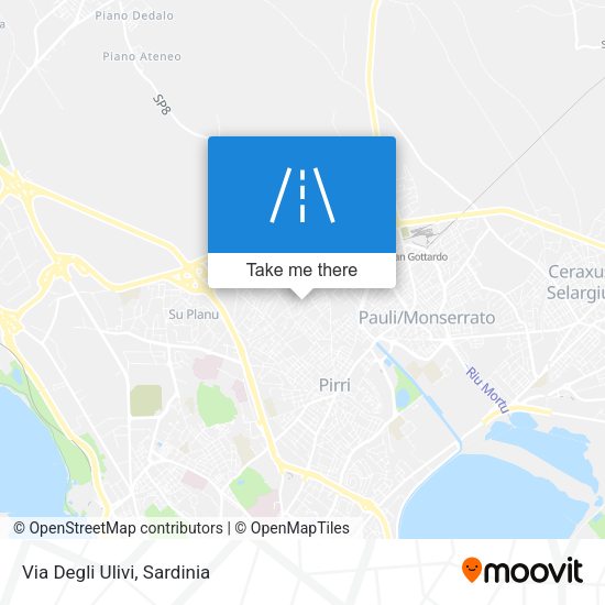 Via Degli Ulivi map