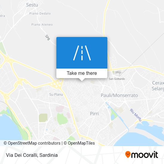 Via Dei Coralli map