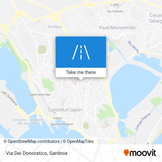 Via Dei Donoratico map