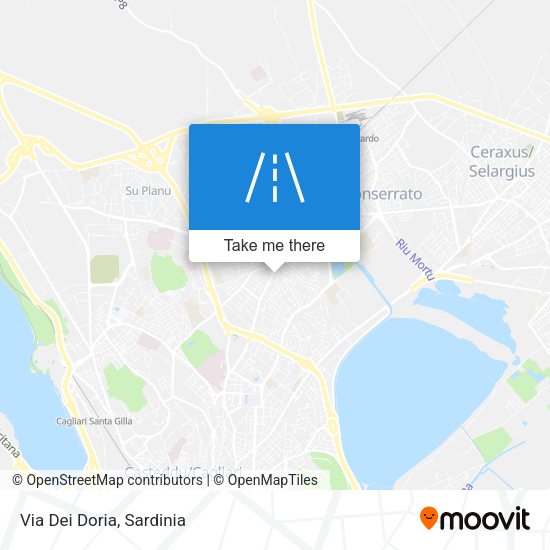 Via Dei Doria map