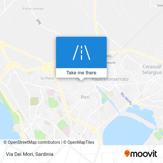 Via Dei Mori map