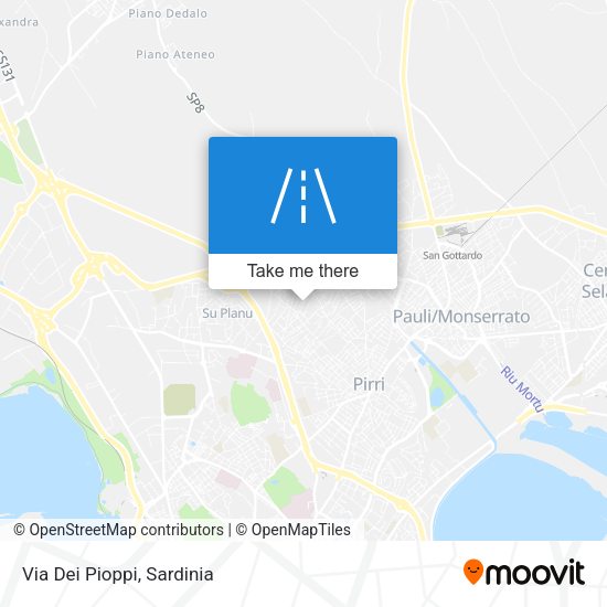 Via Dei Pioppi map