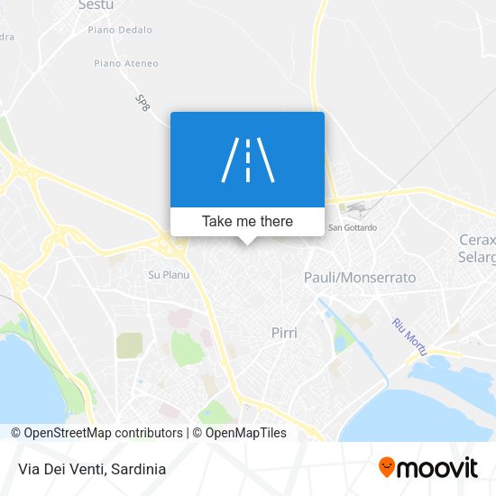 Via Dei Venti map