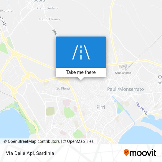 Via Delle Api map