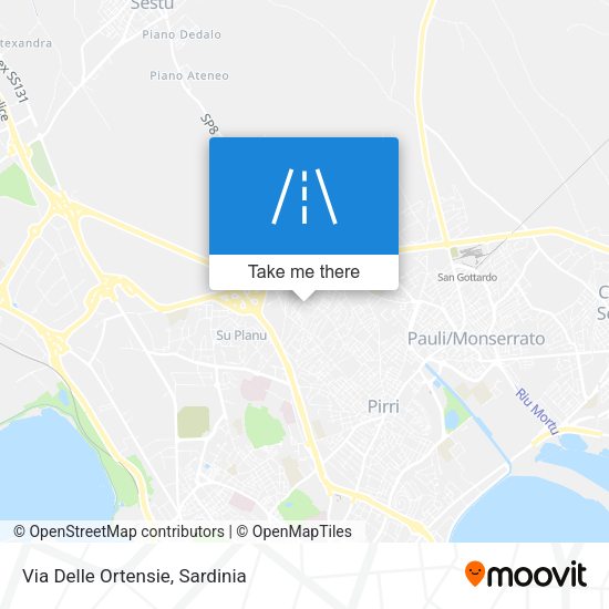 Via Delle Ortensie map