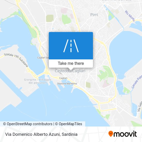 Via Domenico Alberto Azuni map