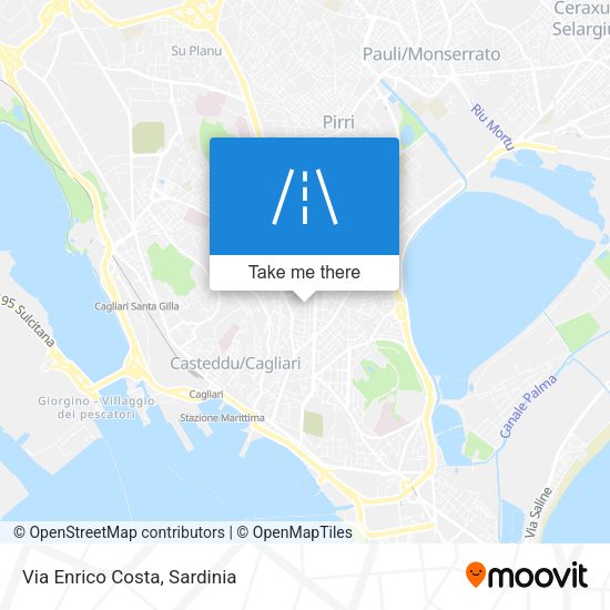 Via Enrico Costa map