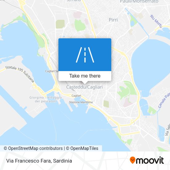 Via Francesco Fara map