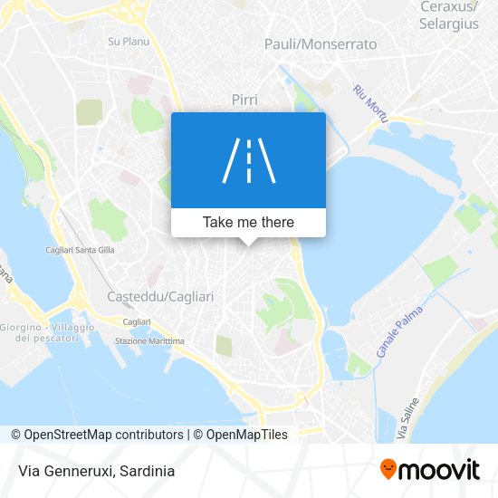 Via Genneruxi map