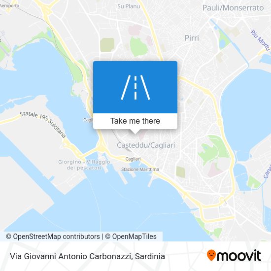 Via Giovanni Antonio Carbonazzi map