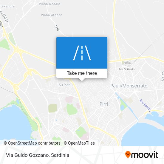 Via Guido Gozzano map